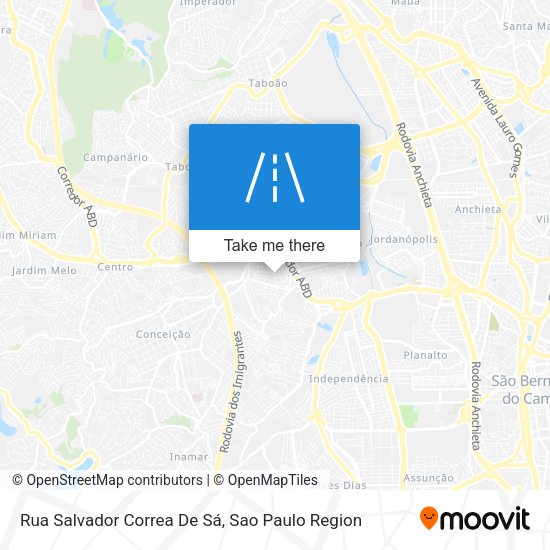 Rua Salvador Correa De Sá map