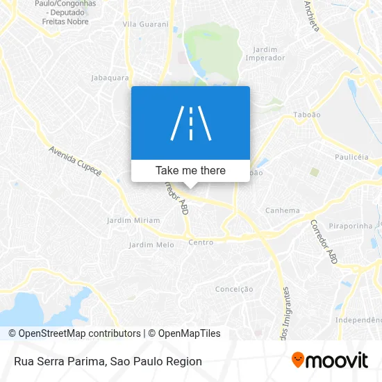 Rua Serra Parima map
