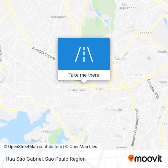 Rua São Gabriel map