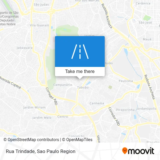 Rua Trindade map