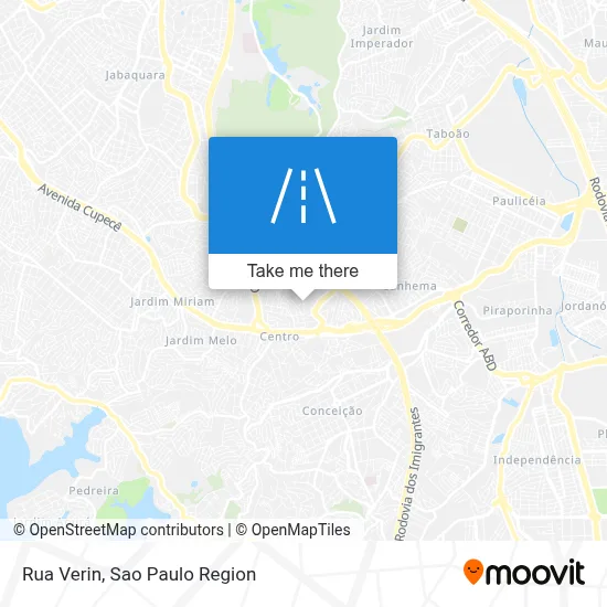 Rua Verin map