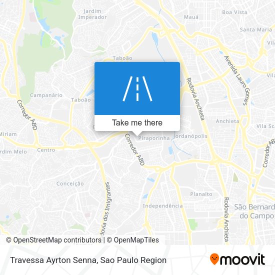 Travessa Ayrton Senna map