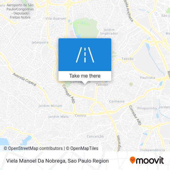 Viela Manoel Da Nobrega map