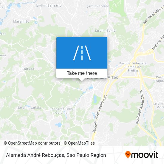 Alameda André Rebouças map