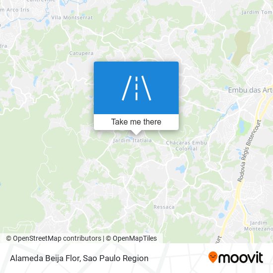 Alameda Beija Flor map