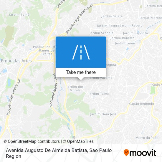 Avenida Augusto De Almeida Batista map