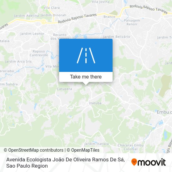 Avenida Ecologista João De Oliveira Ramos De Sá map