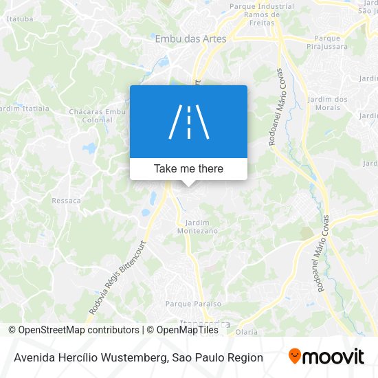 Avenida Hercílio Wustemberg map