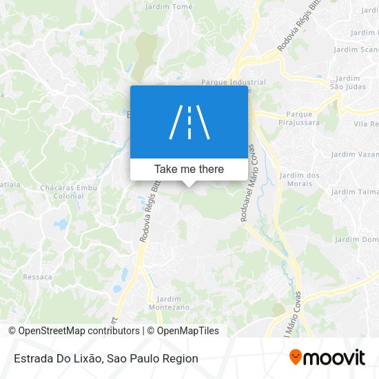 Estrada Do Lixão map