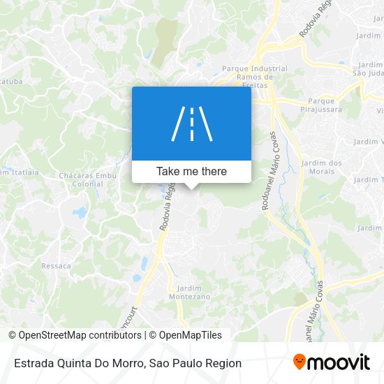 Estrada Quinta Do Morro map