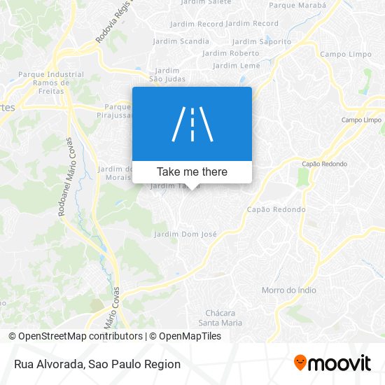 Mapa Rua Alvorada