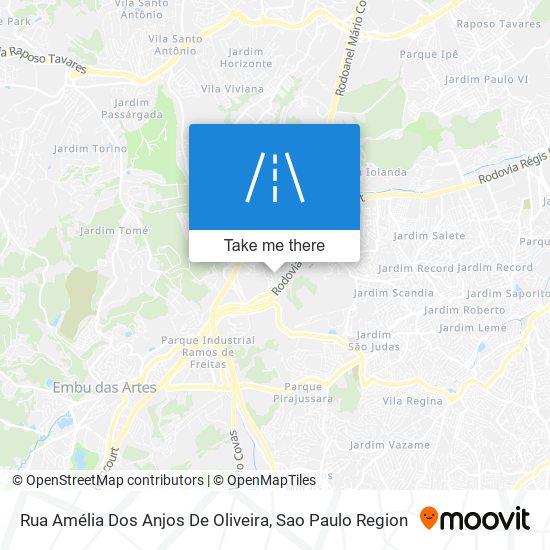 Rua Amélia Dos Anjos De Oliveira map