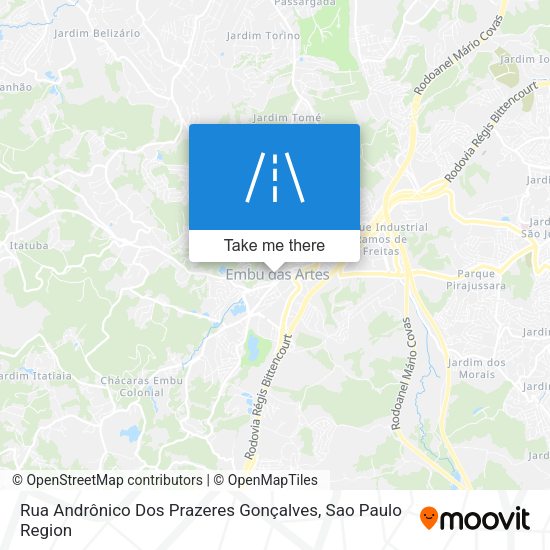 Rua Andrônico Dos Prazeres Gonçalves map