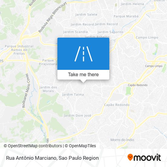 Rua Antônio Marciano map