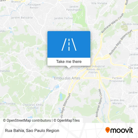 Rua Bahia map