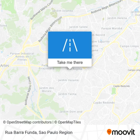 Rua Barra Funda map
