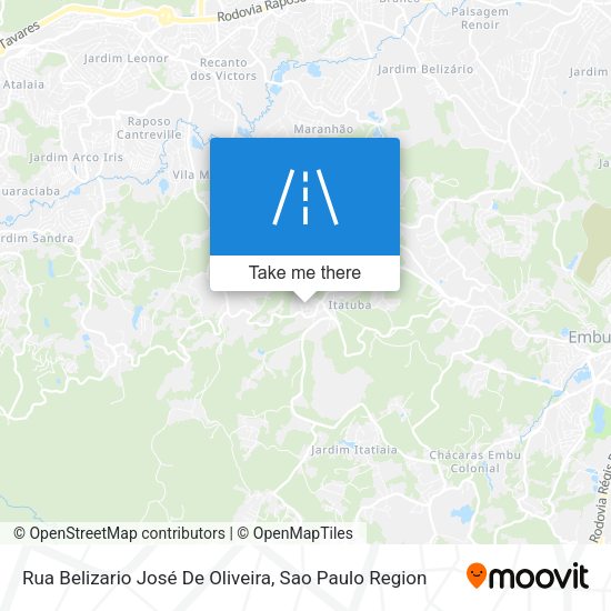 Rua Belizario José De Oliveira map