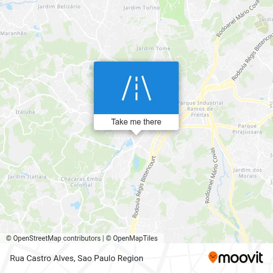 Rua Castro Alves map