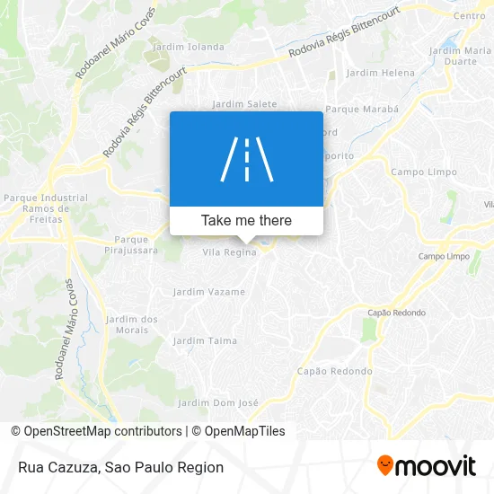 Rua Cazuza map
