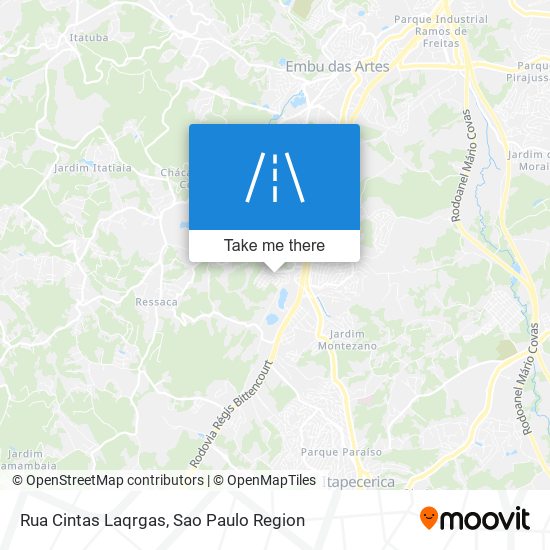 Mapa Rua Cintas Laqrgas