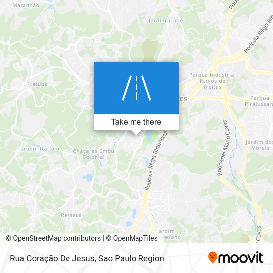 Rua Coração De Jesus map