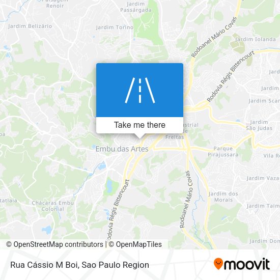 Rua Cássio M Boi map