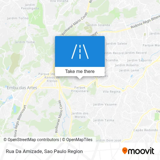 Rua Da Amizade map