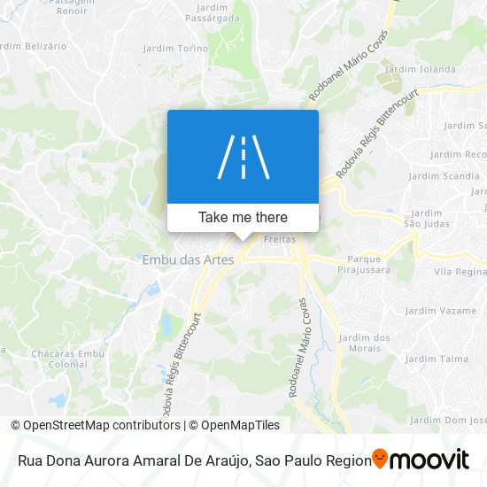 Rua Dona Aurora Amaral De Araújo map