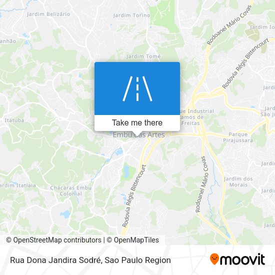 Rua Dona Jandira Sodré map