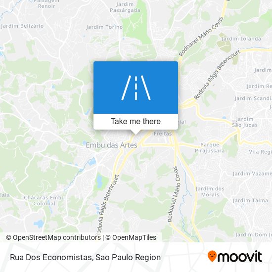 Mapa Rua Dos Economistas
