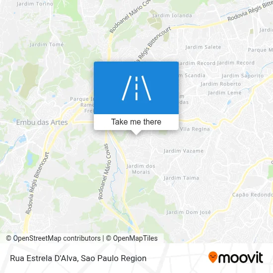 Rua Estrela D'Alva map