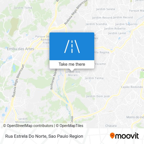 Rua Estrela Do Norte map