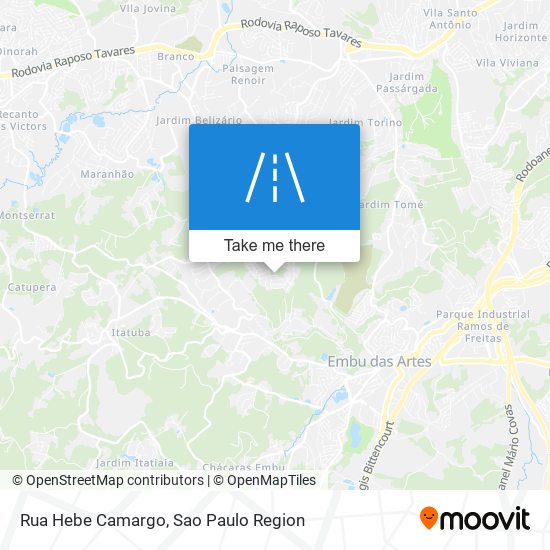 Rua Hebe Camargo map