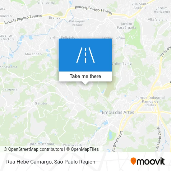 Rua Hebe Camargo map