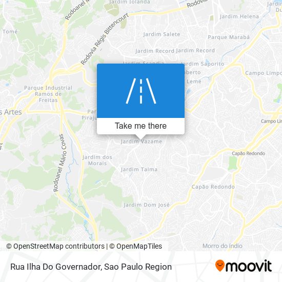 Mapa Rua Ilha Do Governador