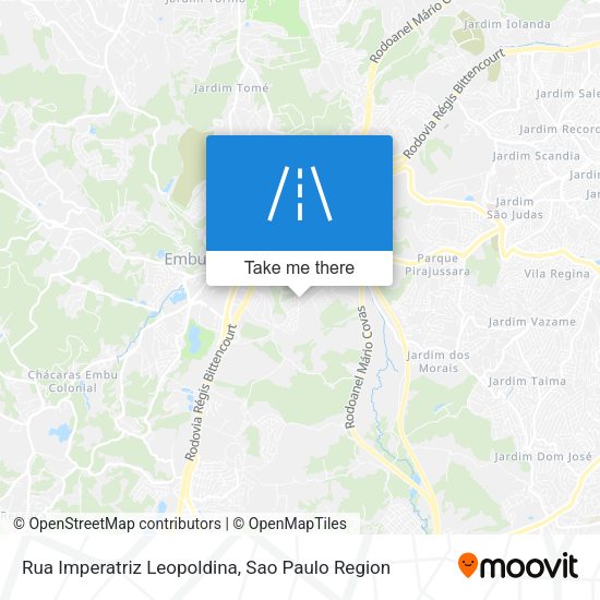 Rua Imperatriz Leopoldina map