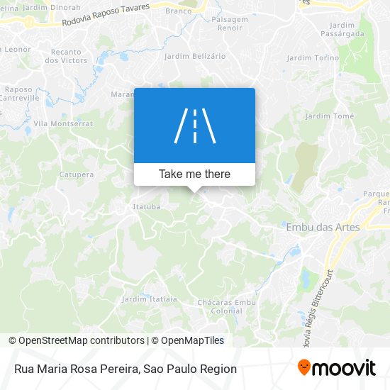 Mapa Rua Maria Rosa Pereira