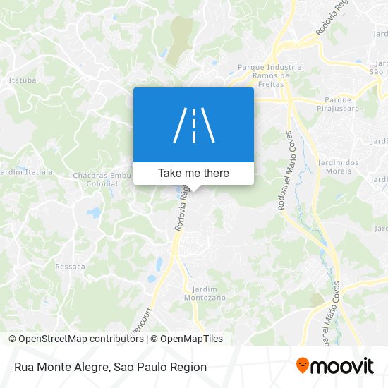 Rua Monte Alegre map