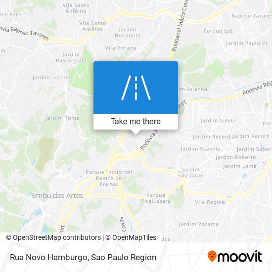 Rua Novo Hamburgo map