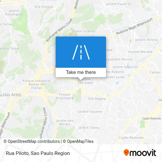 Rua Piloto map