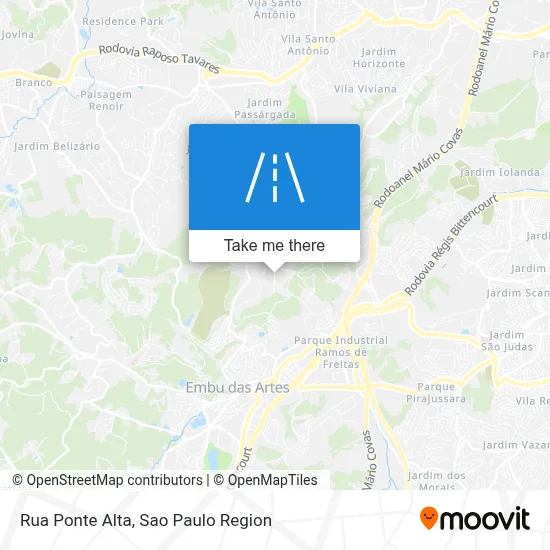 Rua Ponte Alta map