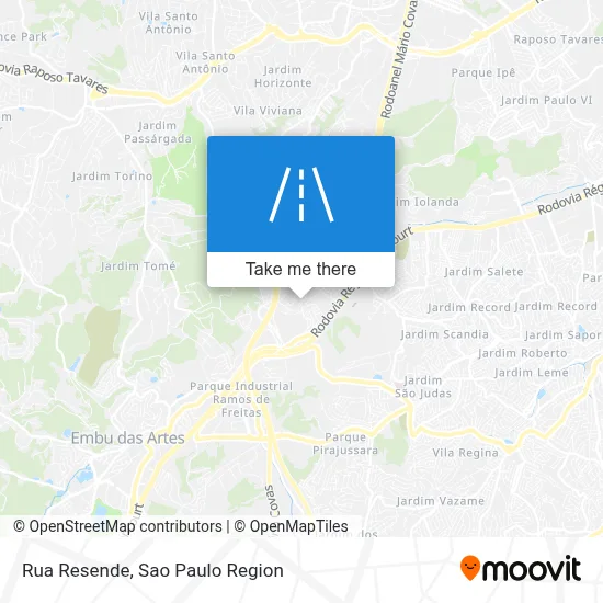 Rua Resende map