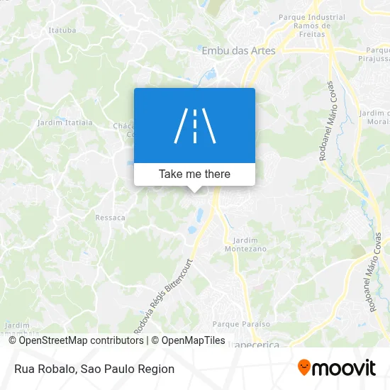 Rua Robalo map