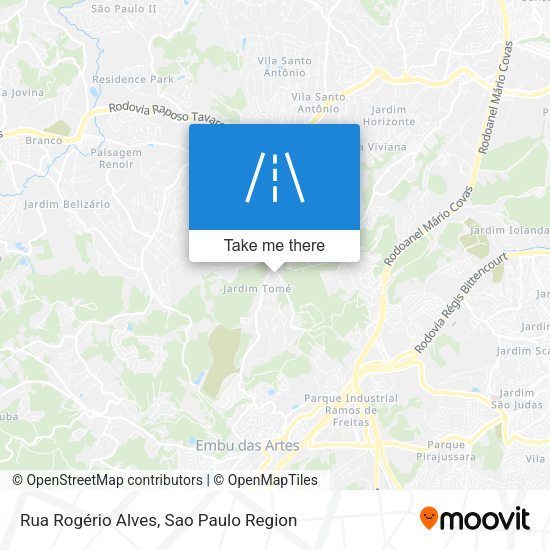 Rua Rogério Alves map