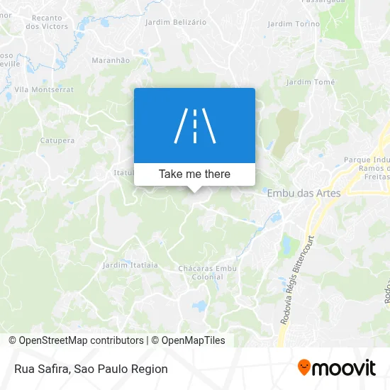 Rua Safira map