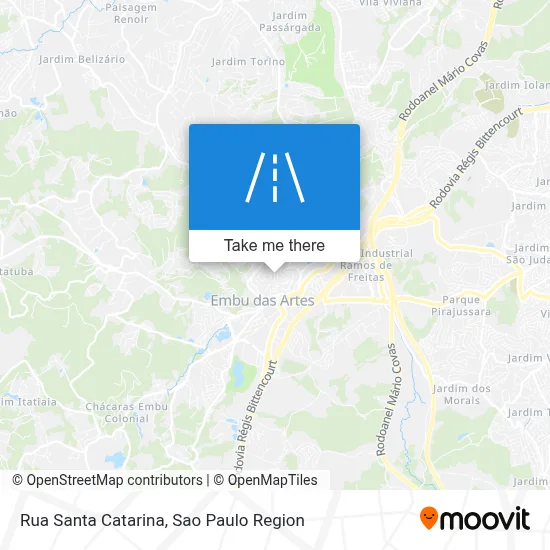 Rua Santa Catarina map