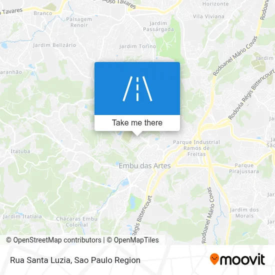 Rua Santa Luzia map