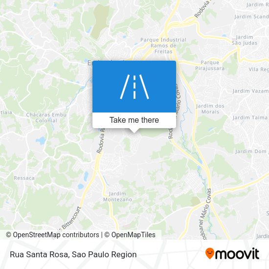 Rua Santa Rosa map