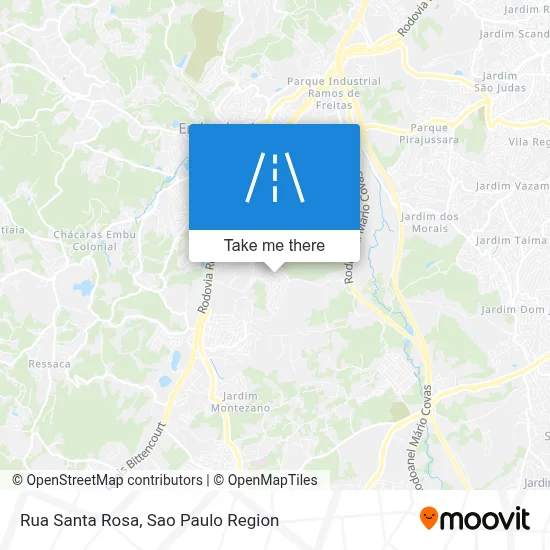 Rua Santa Rosa map