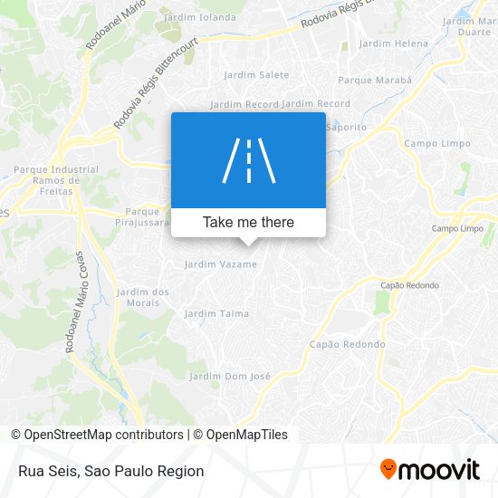 Rua Seis map